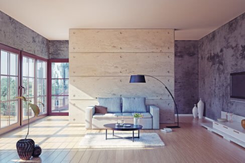 Luxury apartment with furniture