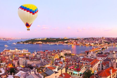 air balloon in sky