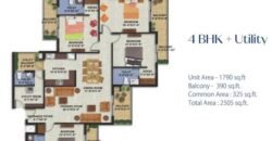 4 BHK Flat in Zirakpur